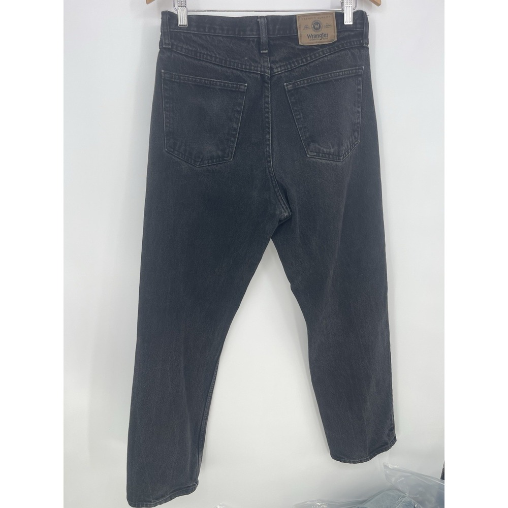 Men's Relaxed‎ Fit Black Wrangler Jeans size 32x32 Q0026